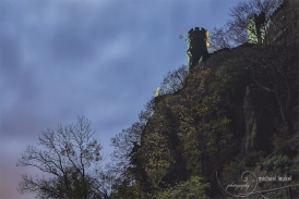 Burg Rheinstein Vollmond